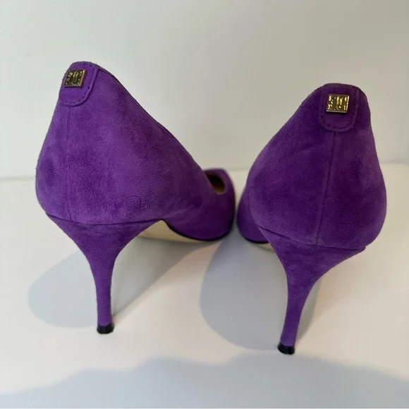Ivanka Trump purple suede pumps women’s size 9M - Picture 11 of 16